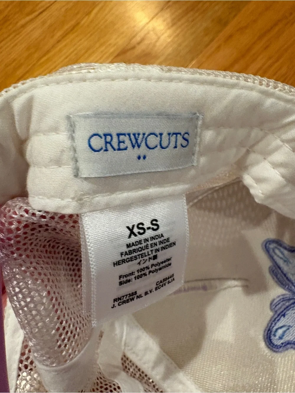 Crewcuts Kids Purple Butterfly Trucker Hat - Mesh Back Cap